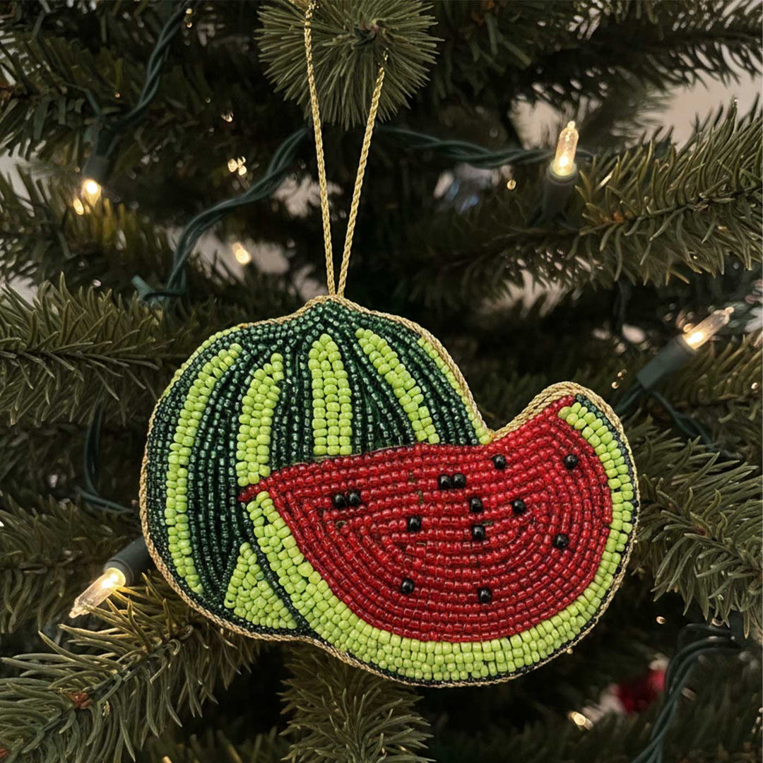 Watermelon Cotton Premium Zardozi Ornament