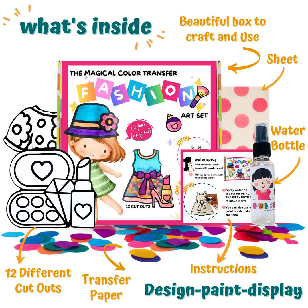 Magical Color Transfer Fashion Theme DIY Kit