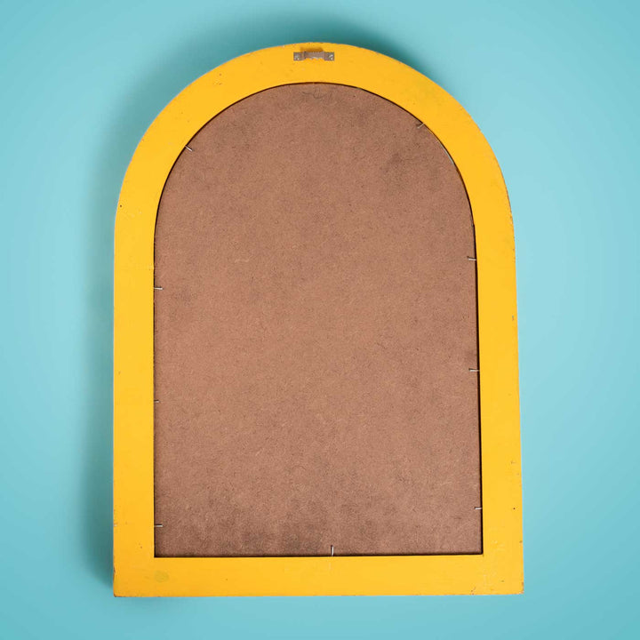 16x22 in | Arched Vintage Window Personalised Distress Finish Pine Wood Nameplate