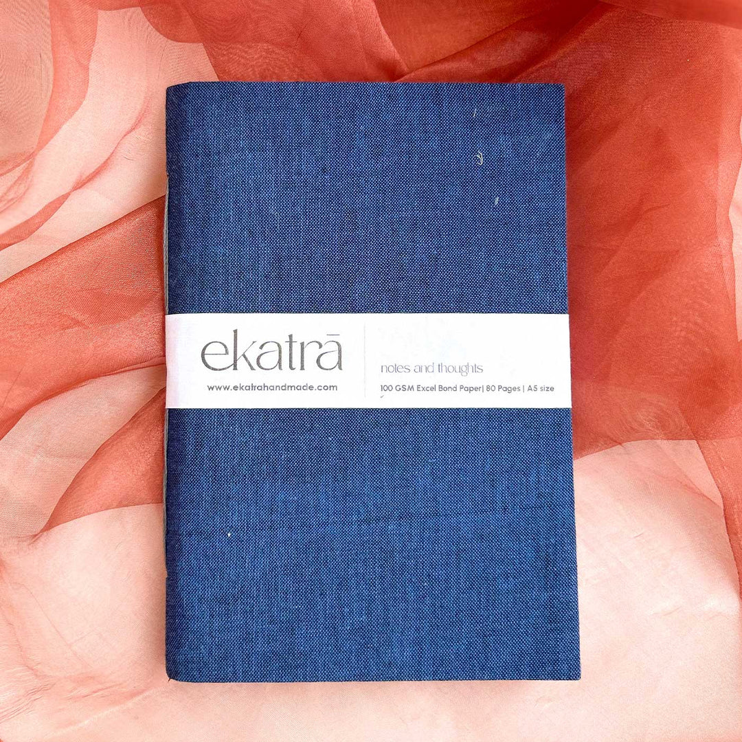 Solid Blue A5 Journal