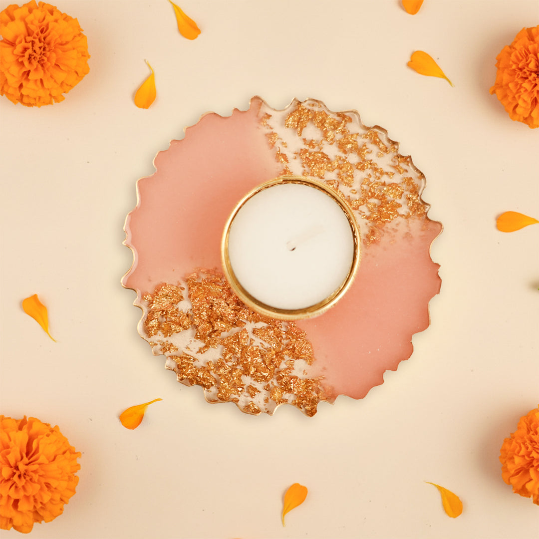 Handmade Decorative Resin Tealight Holder