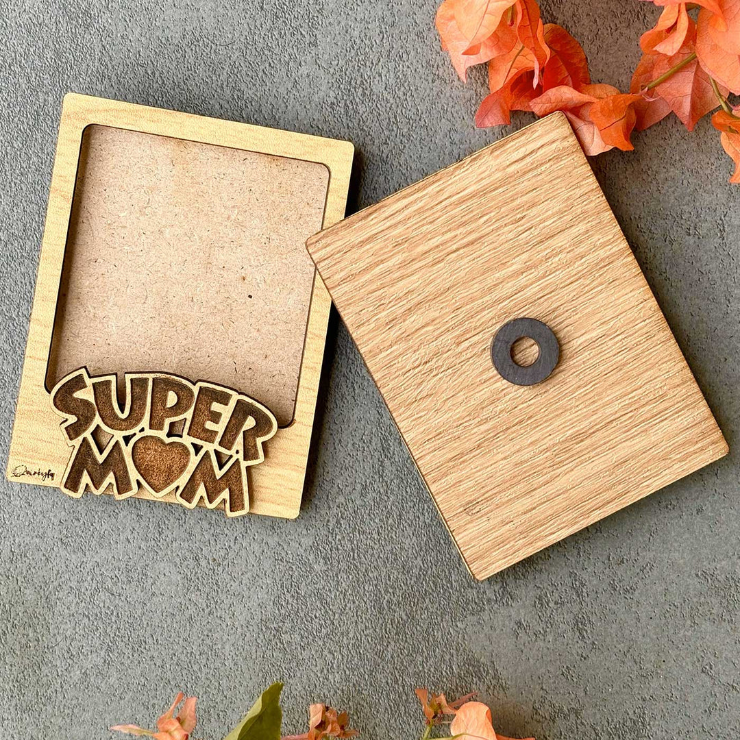 Photo Personalized "Super Mom" Hamper For Mothers | Set of 4