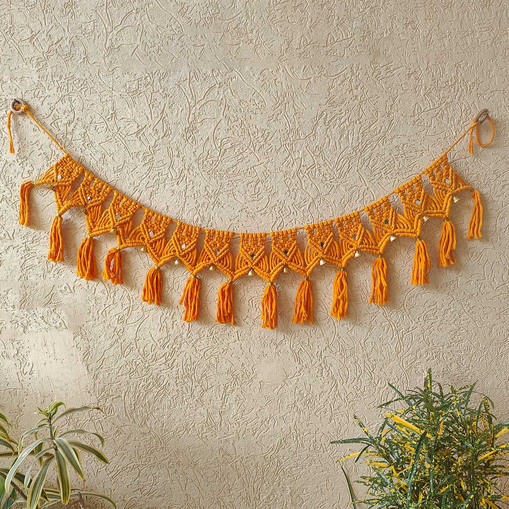 40 In | Handmade Macrame Samriddhi Design Cotton Toran