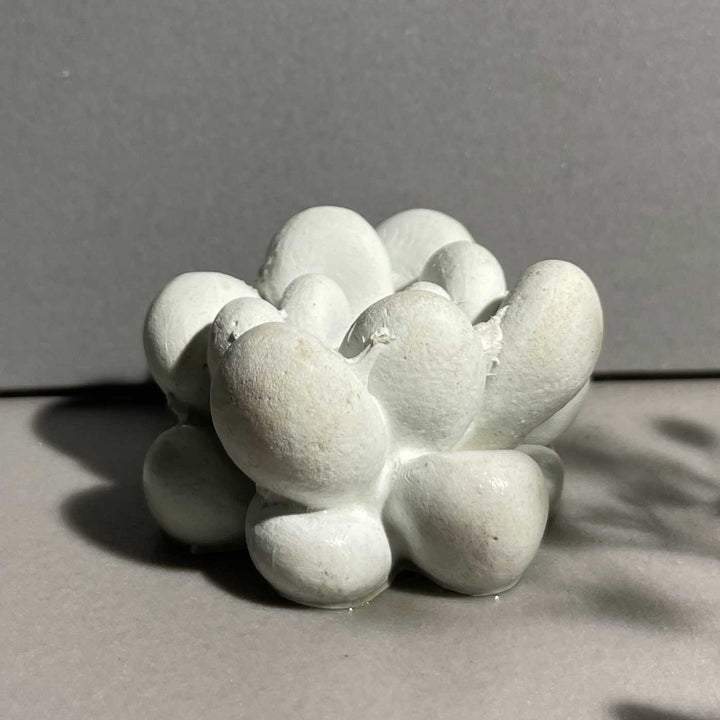 Handmade Glow Concrete Gift Hamper | Includes 1 Urli, 1 Flower Candle Holder, 1 Ganesha With Stand, 4 Succulent