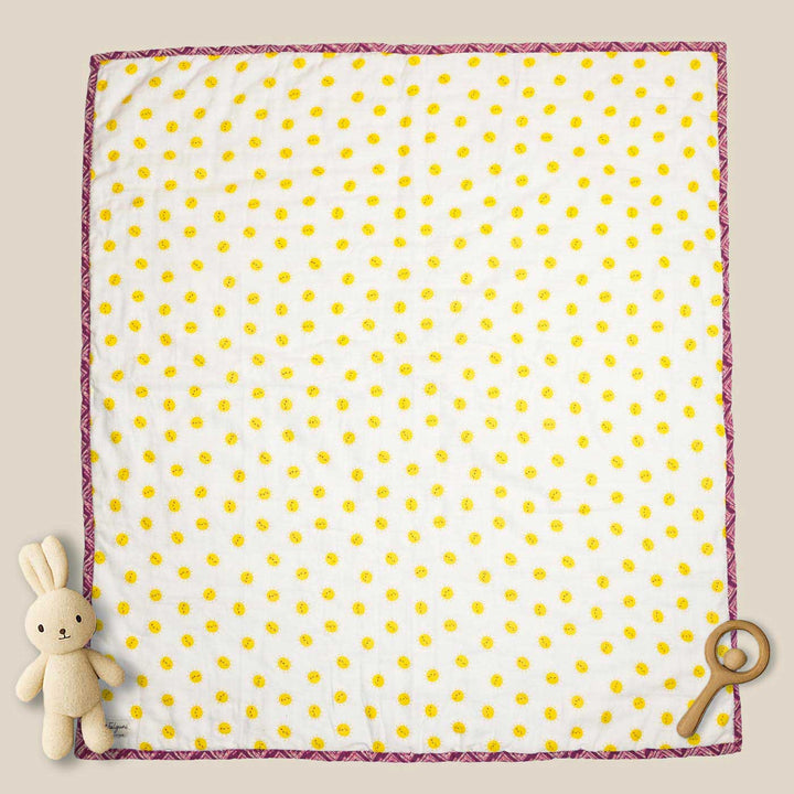 Personalized Farm Animals Theme Cotton Quilt For Kids