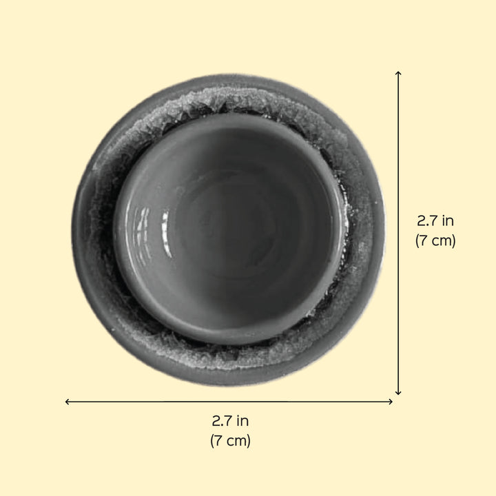 Hand-Painted Decorative Round Ceramic Tealight Holders