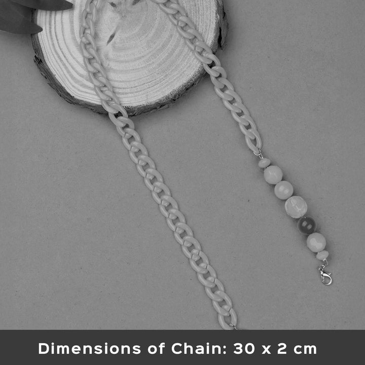 Handmade Beaded Purple Spectacle/Eye Glass Chain For Kids
