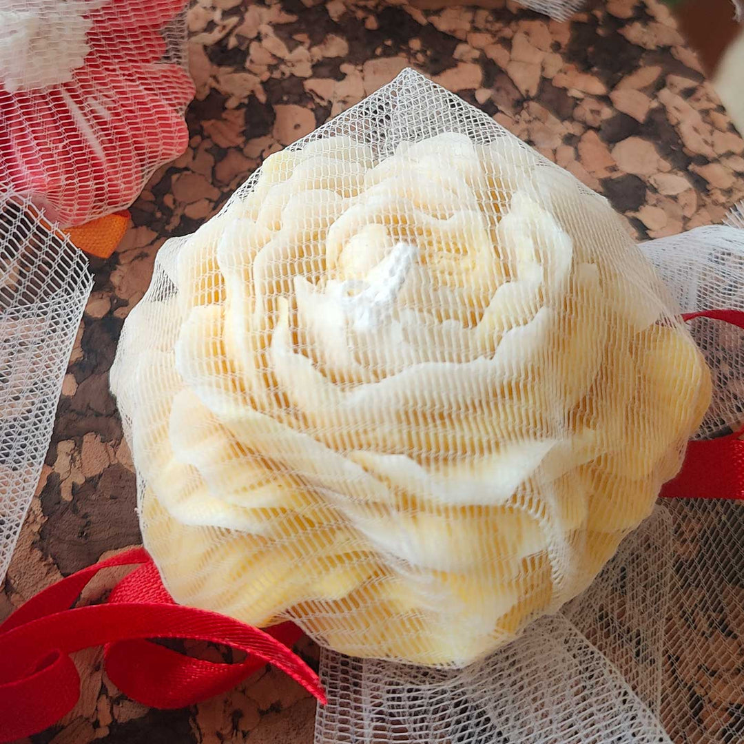 Handmade Peony Theme Soy Wax Candle