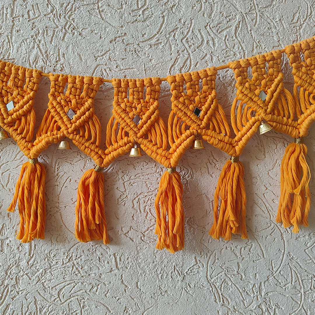 40 In | Handmade Macrame Samriddhi Design Cotton Toran