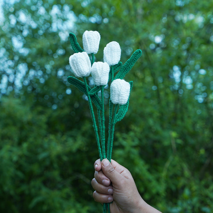 Handmade Crochet Tulip Flower