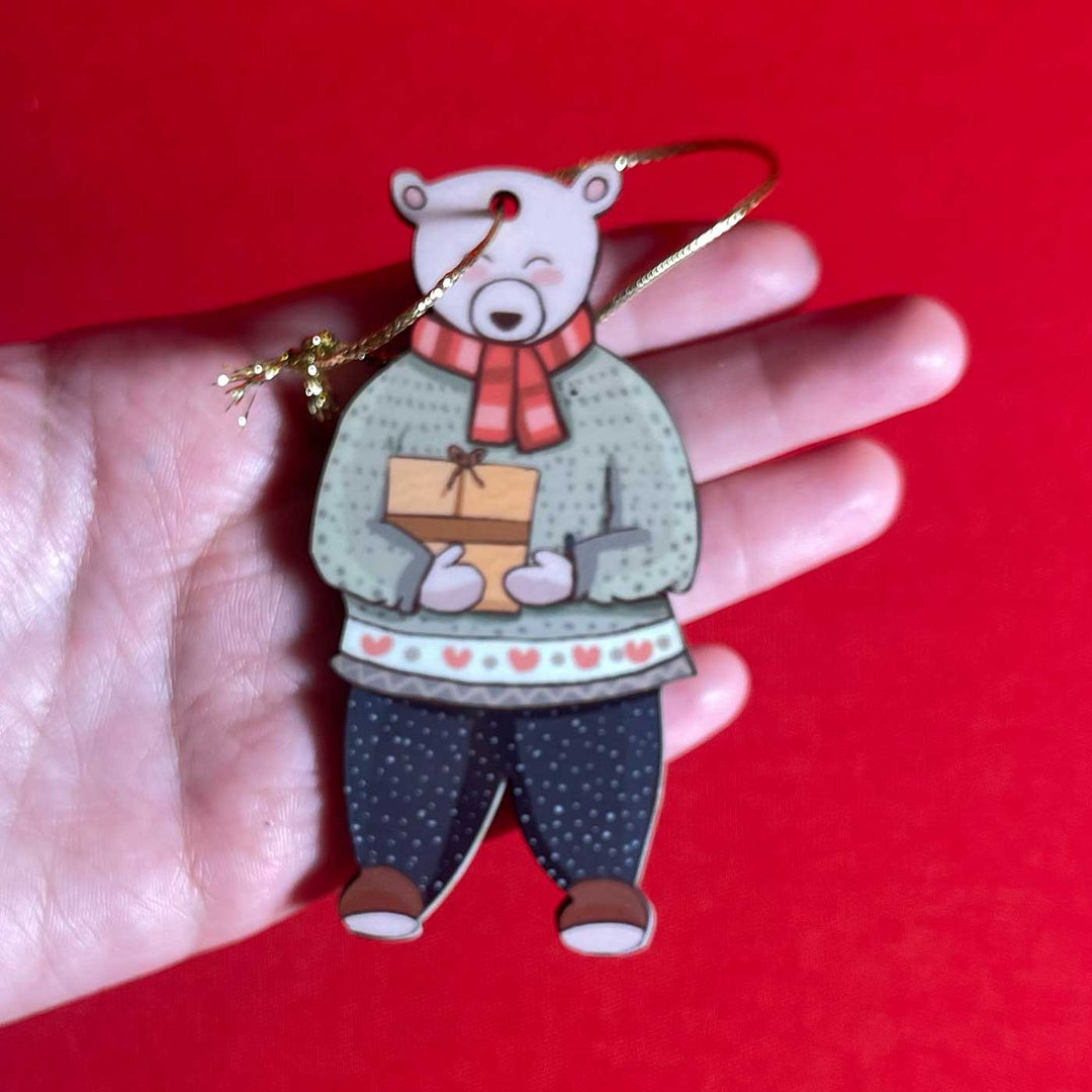 Hand Illustrated Winter Keepsakes Christmas Hamper | Includes Hangings And Box