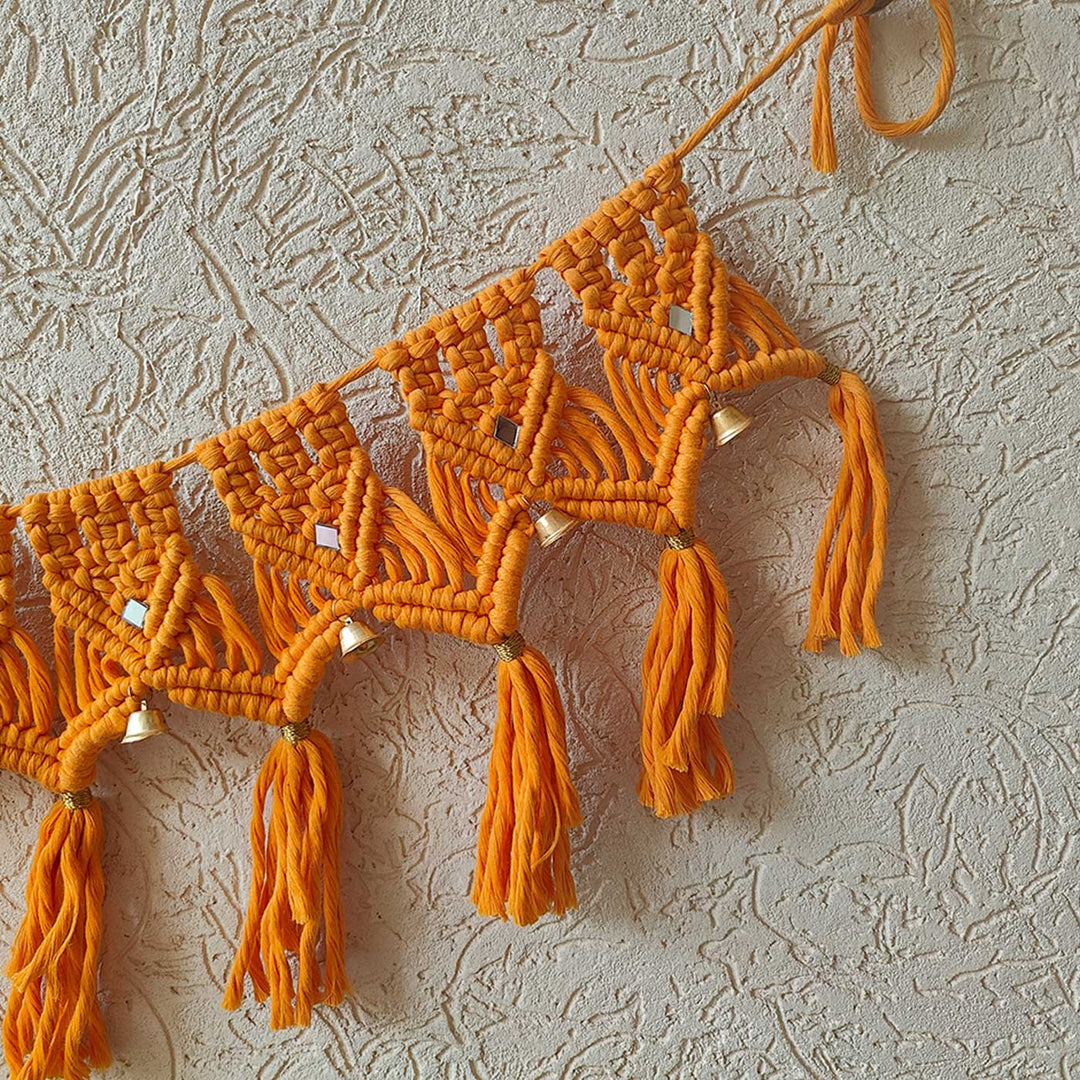 40 In | Handmade Macrame Samriddhi Design Cotton Toran