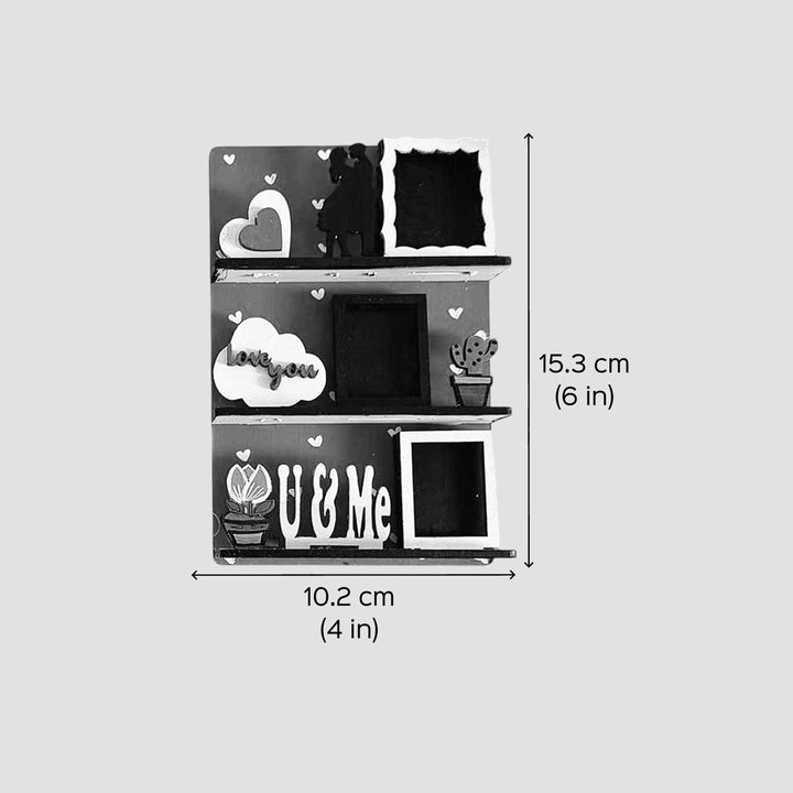 Photo Personalized Handmade You & Me MDF Wood Fridge Magnet With Stand