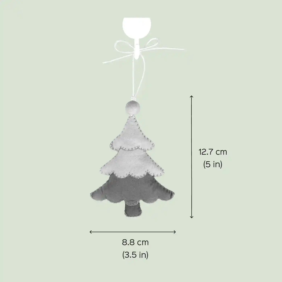 Handmade Pine Tree Felt Hanging For Kids