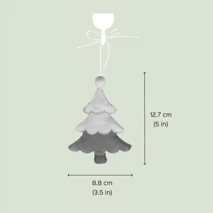 Handmade Pine Tree Felt Hanging For Kids