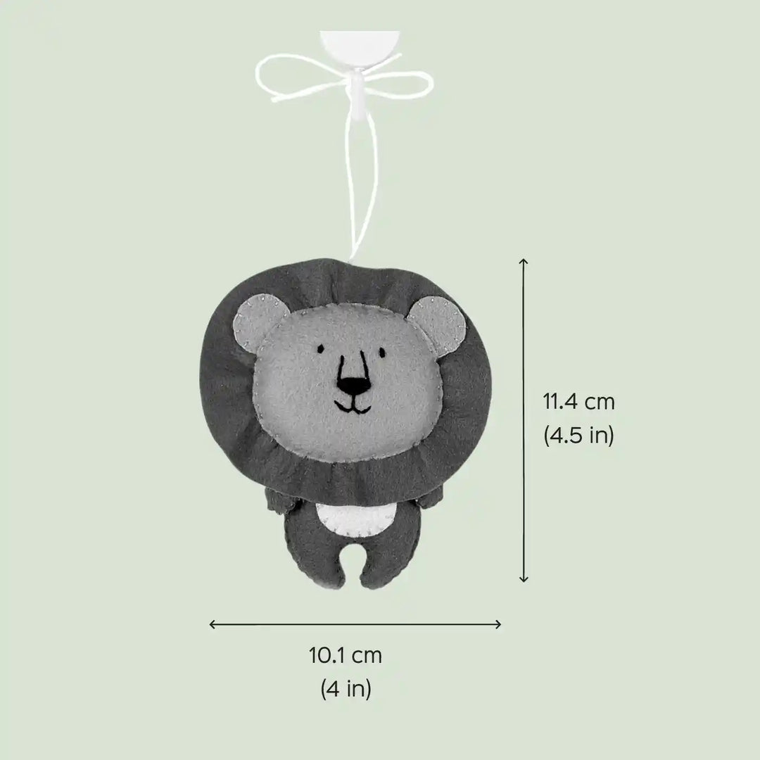 Handmade Lion Felt Hanging For Kids