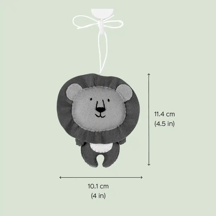 Handmade Lion Felt Hanging For Kids