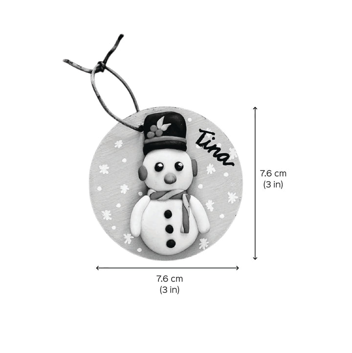 Personalized Clay Penguin Ornament/ Fridge Magnet For Christmas Decoration