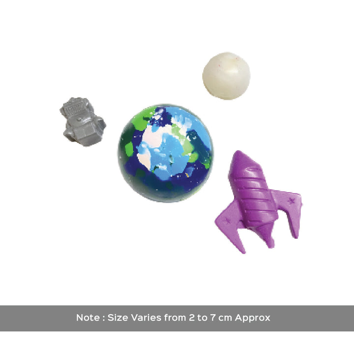 Handmade Non-Toxic The Space Crayons | Set Of 6