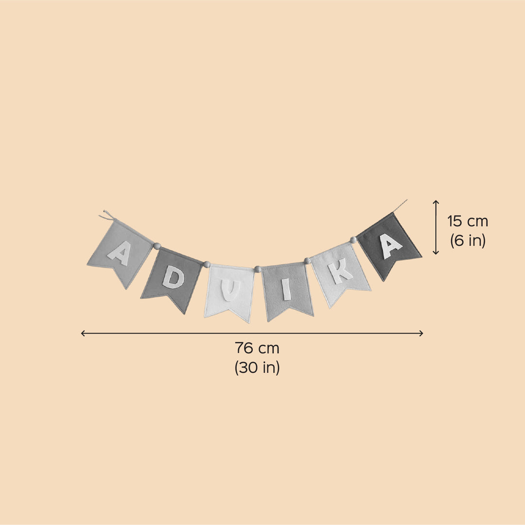 Personalized Handmade Rainbow Theme Felt Bunting