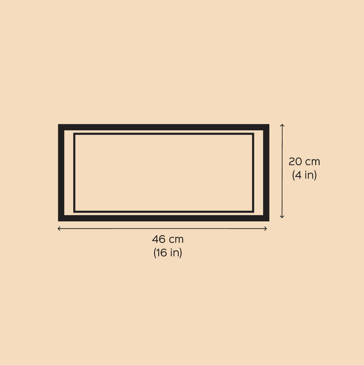 Personalized Engraved Rectangle Classic Stainless Steel Name Plate