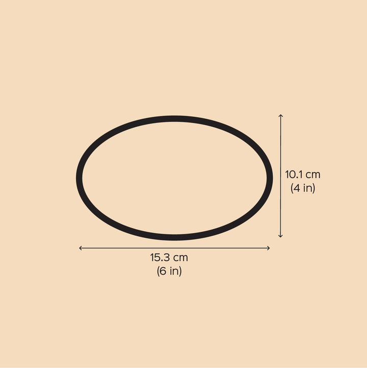 Hindi / Marathi | Personalized Oval Gold Stainless Steel Number Plate | Glossy Mirror Finish