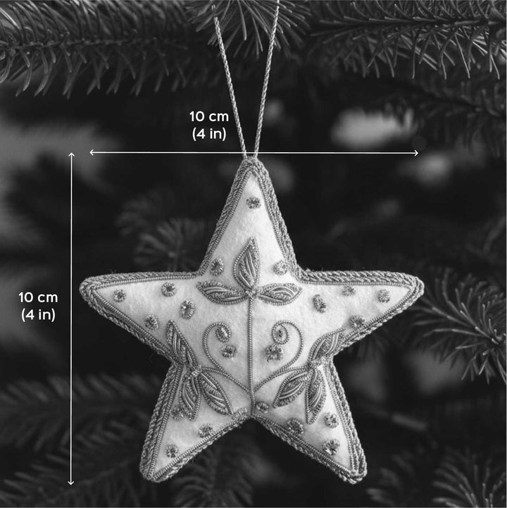 Blue Star Cotton Premium Zardozi Ornament