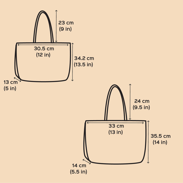 Blue Shades Checkered Handmade Wire Koodai Tote Bag