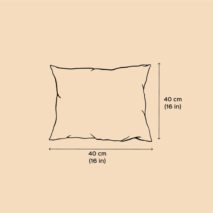 Set Of 2 | Handmade Macrame Diamond Design Cotton Cushion Cover