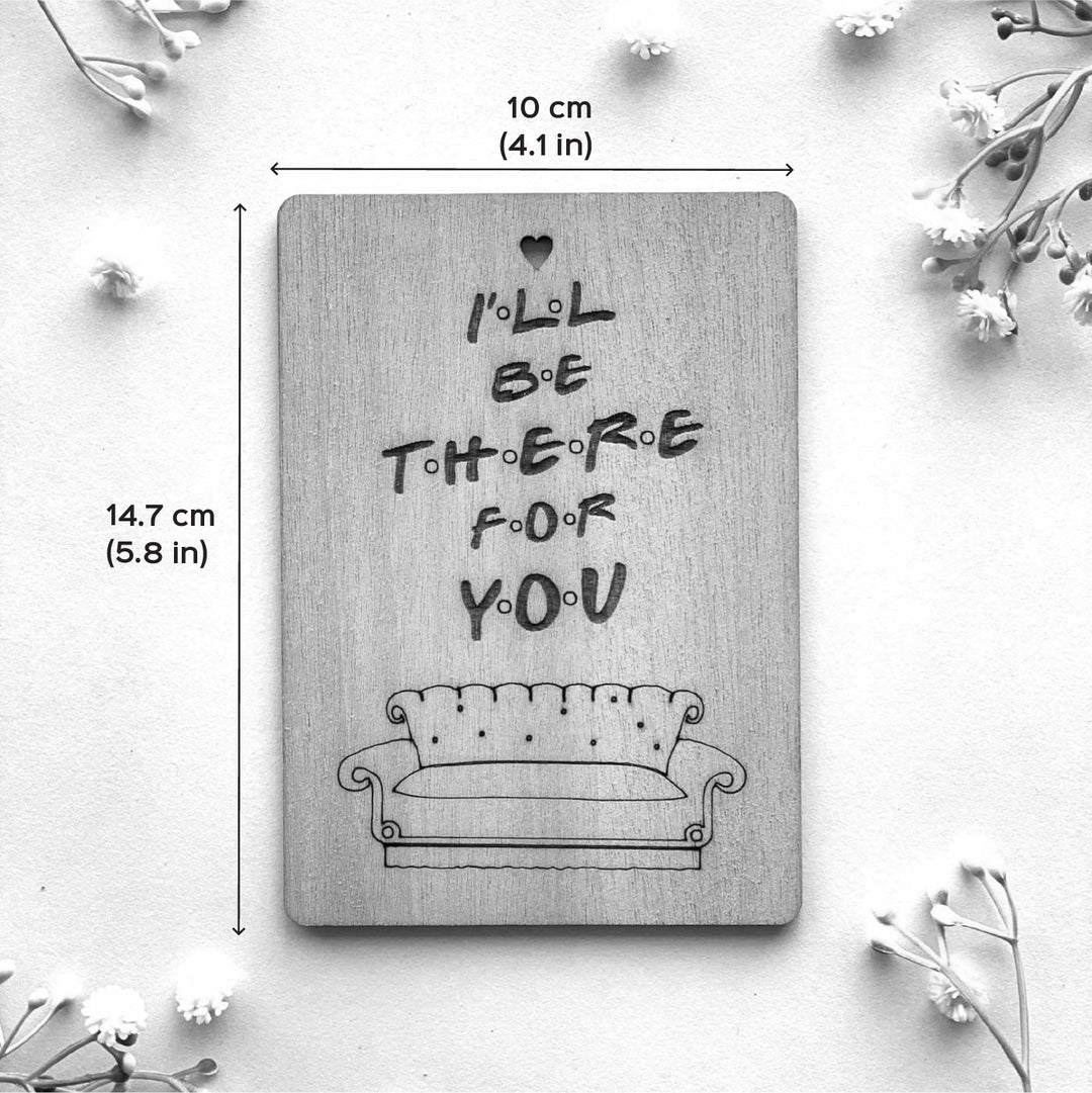 Engraved Dad’s Gift Wooden Greeting Card