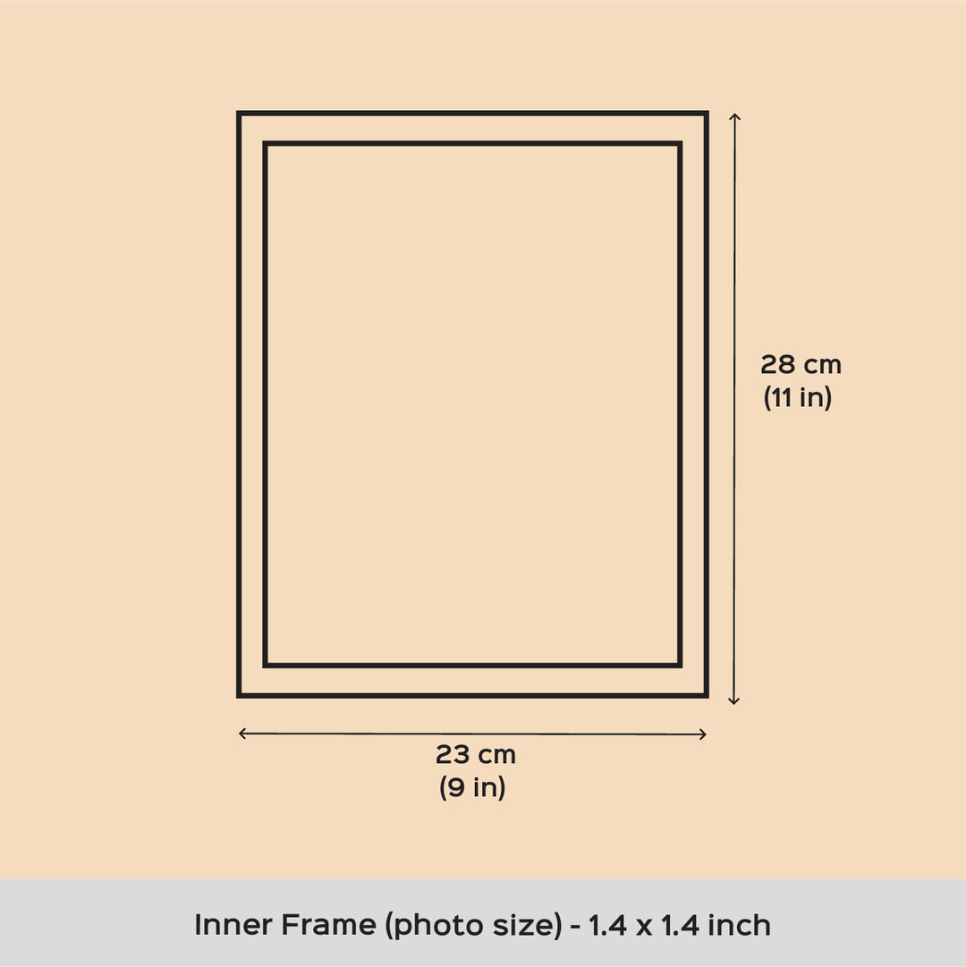 Personalized Large Photo Grid Frame For Couples