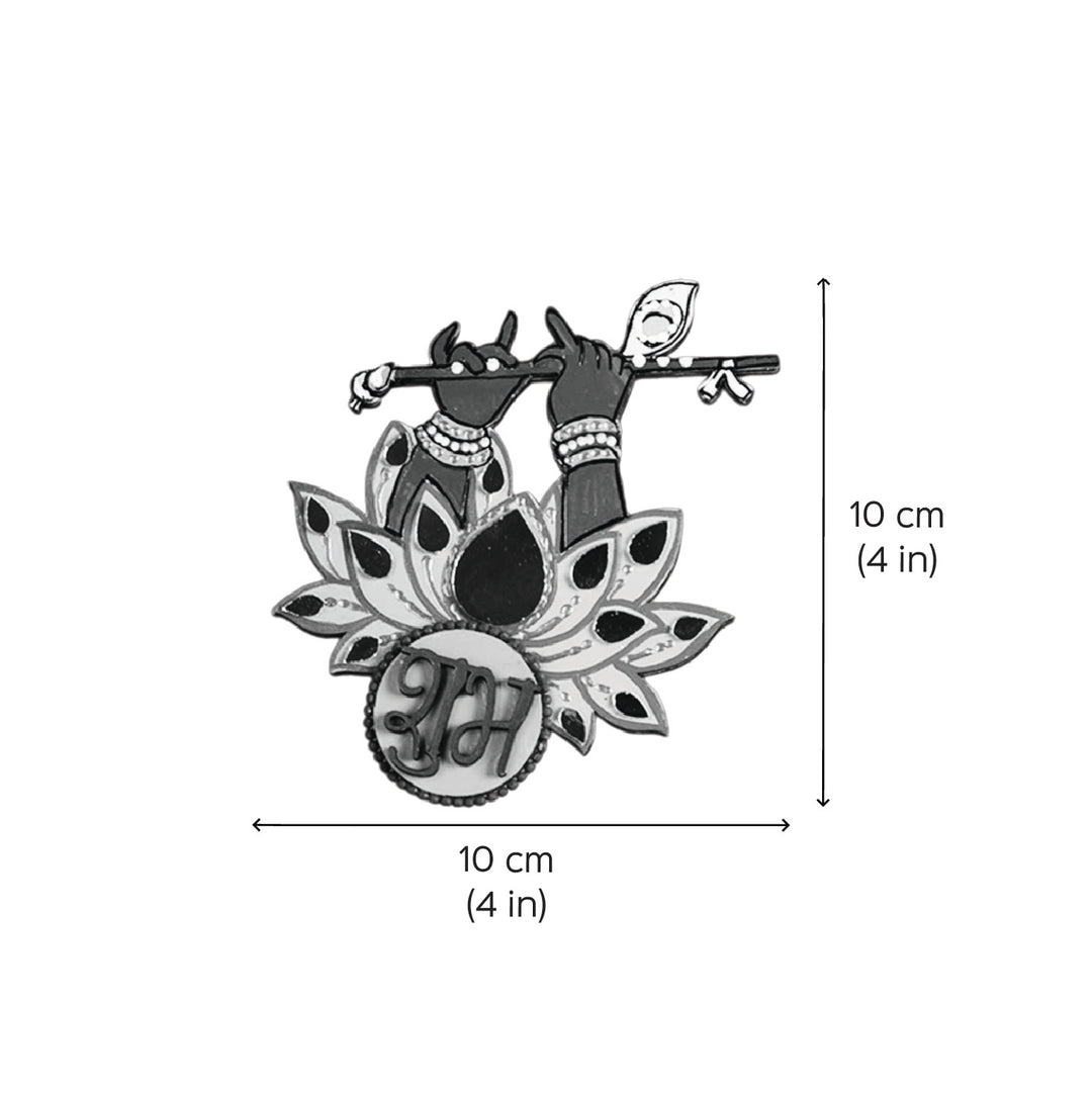 2 Pc | Handmade Krishna Shubh Labh Hanging