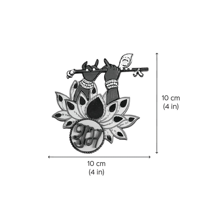 2 Pc | Handmade Krishna Shubh Labh Hanging