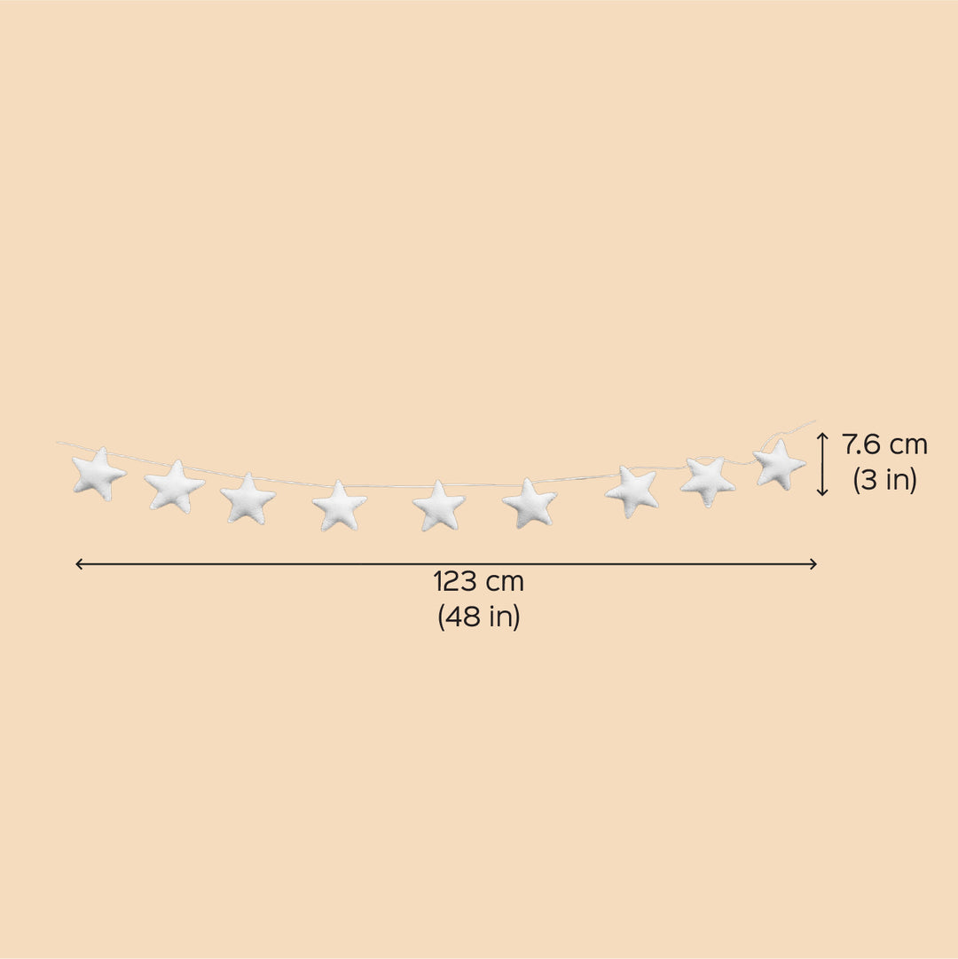 Handmade Stars Theme Felt Bunting For Kids