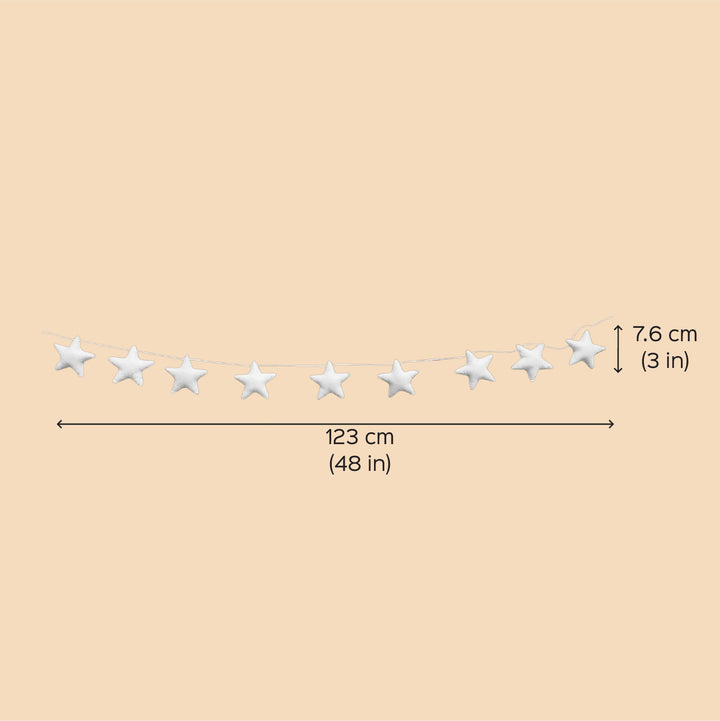 Handmade Stars Theme Felt Bunting For Kids