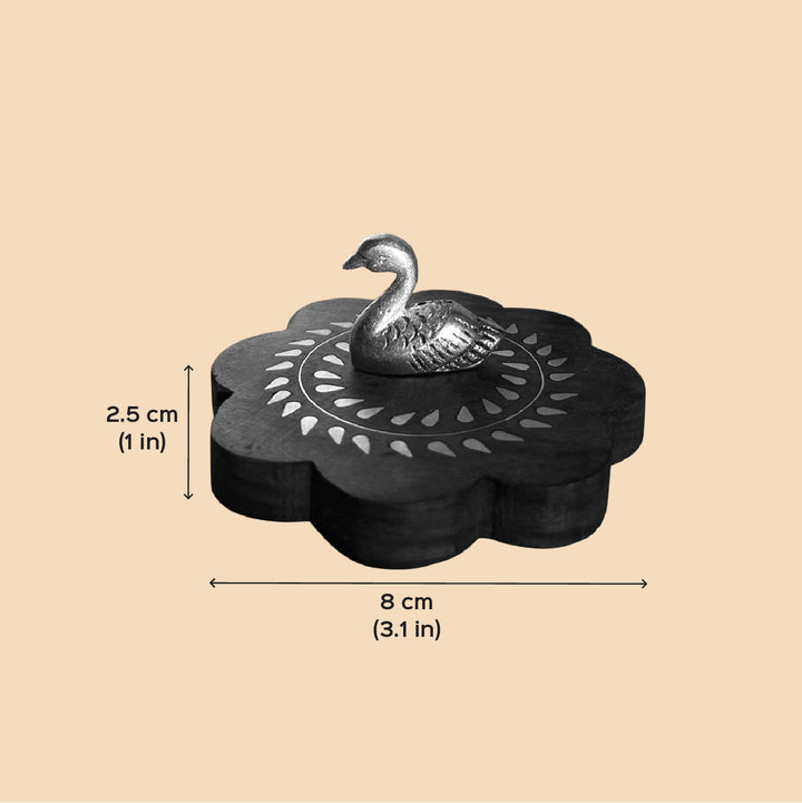 Handmade Cow Design Brass Incense Stick Holder