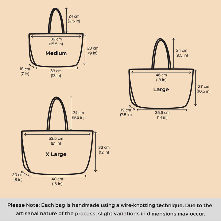 Blue Solid Mukhya Knot Handmade Koodai Beach Bag