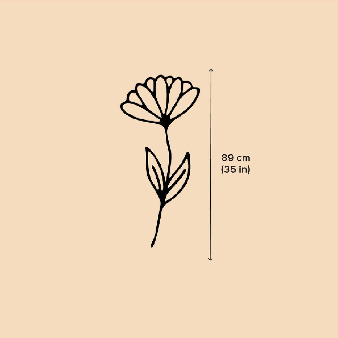 1 Pc | Handmade Daisy Bloom Corn Husk Flower Stick