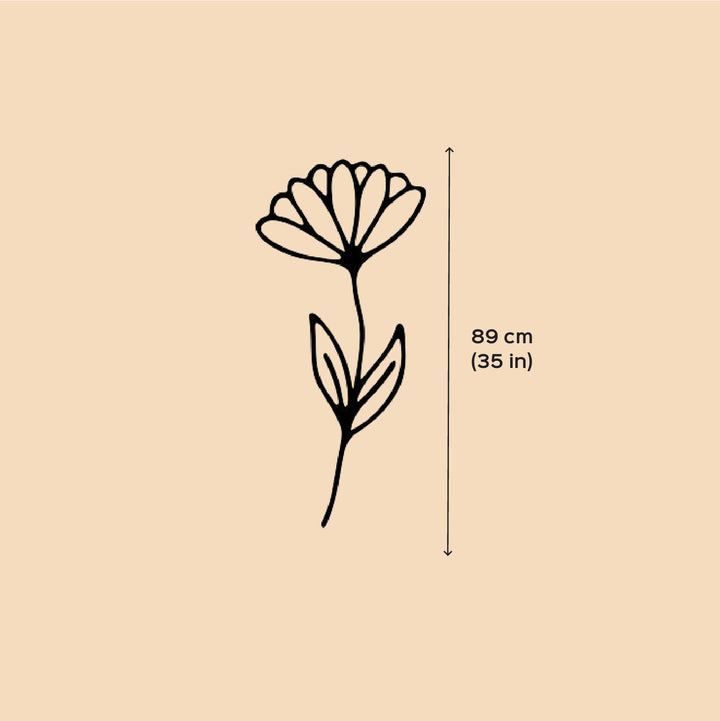 1 Pc | Handmade Daisy Bloom Corn Husk Flower Stick