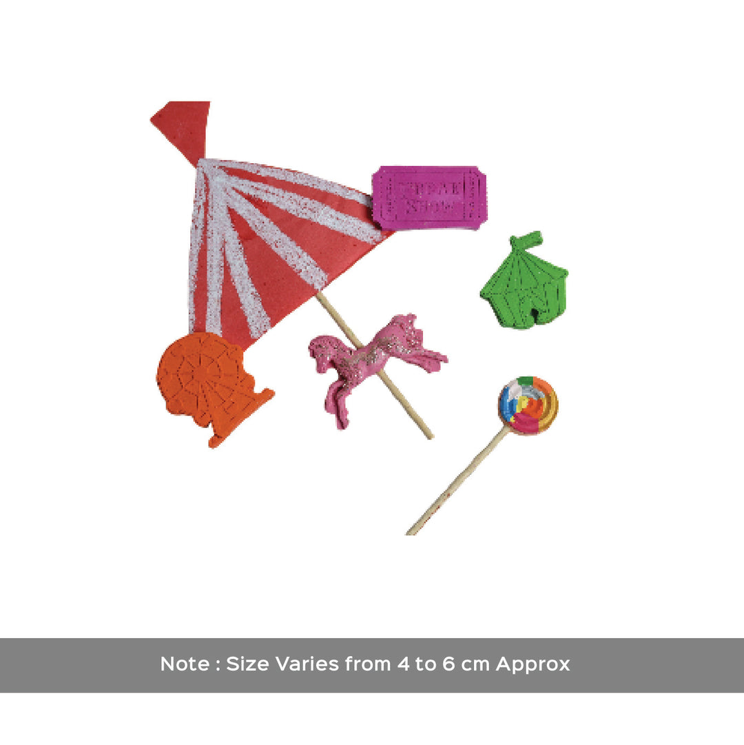 Handmade Non-Toxic Jumbo Carnival Crayons | Set Of 5