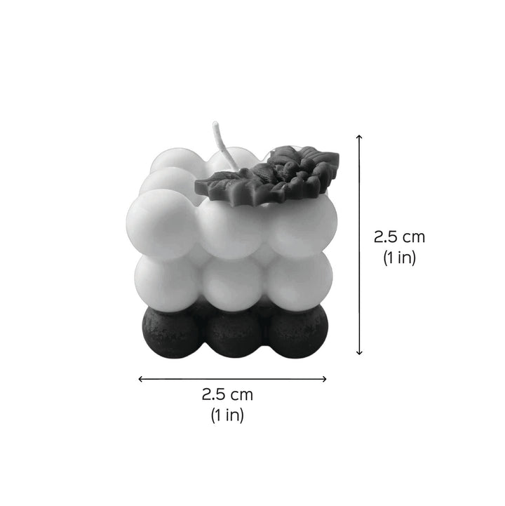 Handmade Bubble Soy Wax Scented Candle For Christmas Decoration