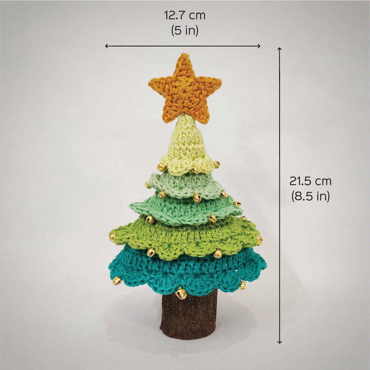 Handmade Crochet Tree Toy Decor | Secret Santa Gift Ideas