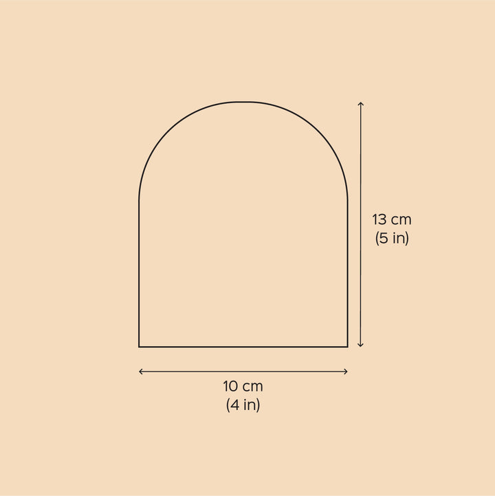 Photo Personalized Printed Arch Shaped Wooden Decorative Plaque