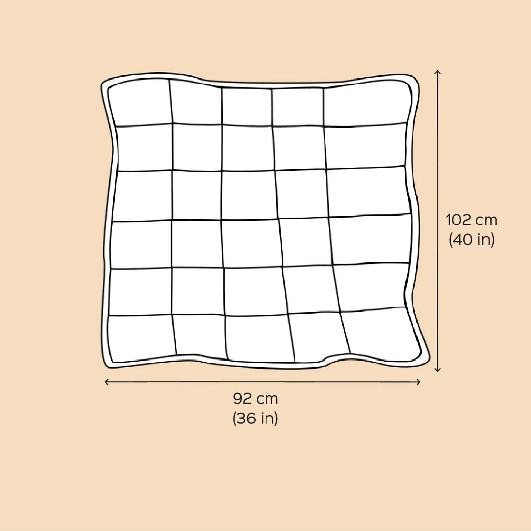 Personalized Rainbow Theme Cotton Quilt For Kids