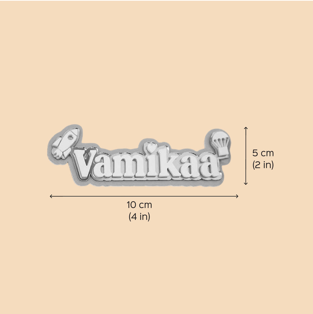 Personalized Printed Rock & Hot Air Balloon Theme Acrylic Fridge Magnet