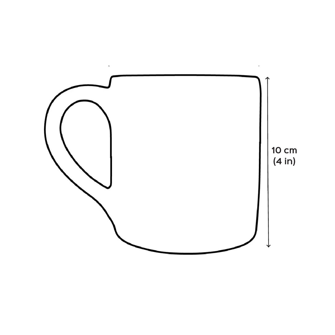 2 Pc | South Indian Couple Personalized Handpainted Terracotta Mug | 200 ml