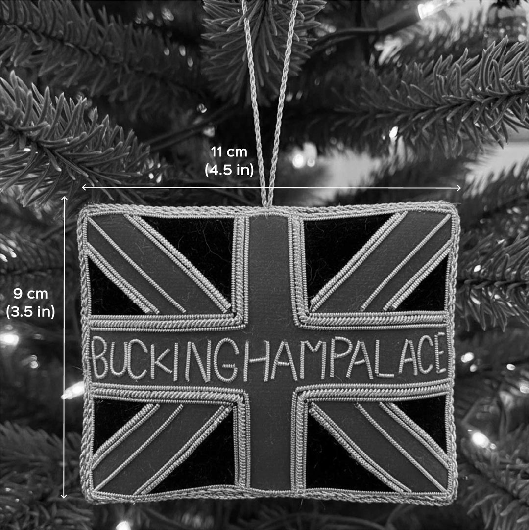 Buckingham Palace Flag Premium Zardozi Ornament