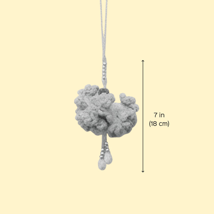 2 Pc | 7 Inch | Handmade Crochet Marigold Hangings