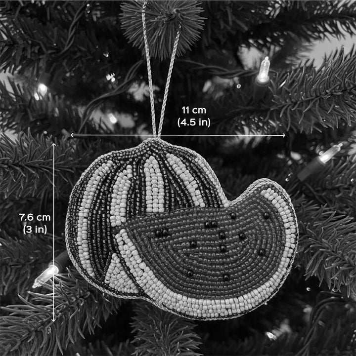 Watermelon Cotton Premium Zardozi Ornament
