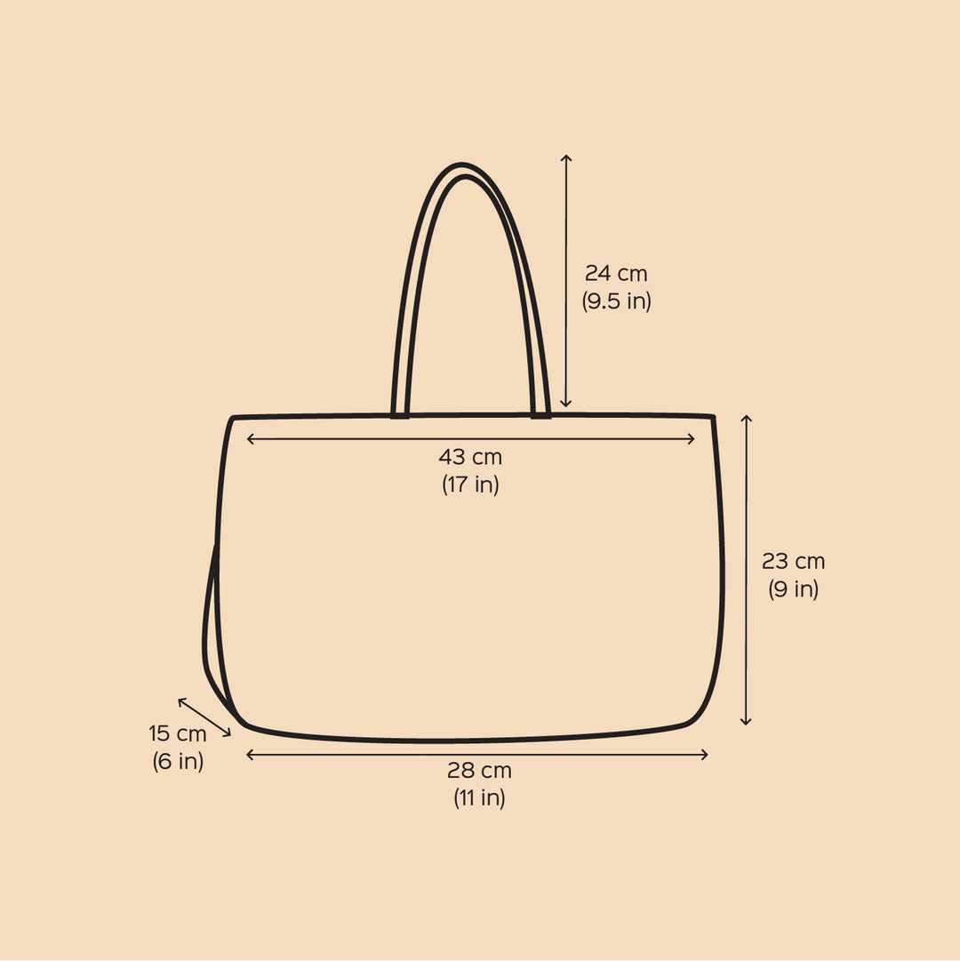 White Elephant Mukhya Knot Handmade Koodai Tote Bag